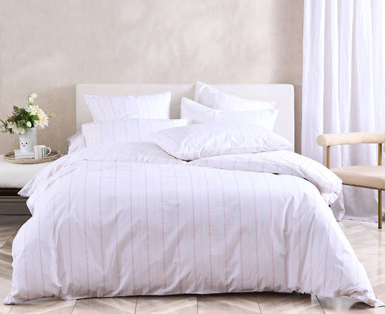 MM Linen | Cape Duvet Set | Pink | Optional Matching Extras